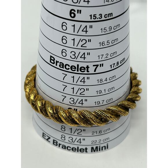 Vintage Chanel Made in France Twist Bangle - Picture 3 of 16